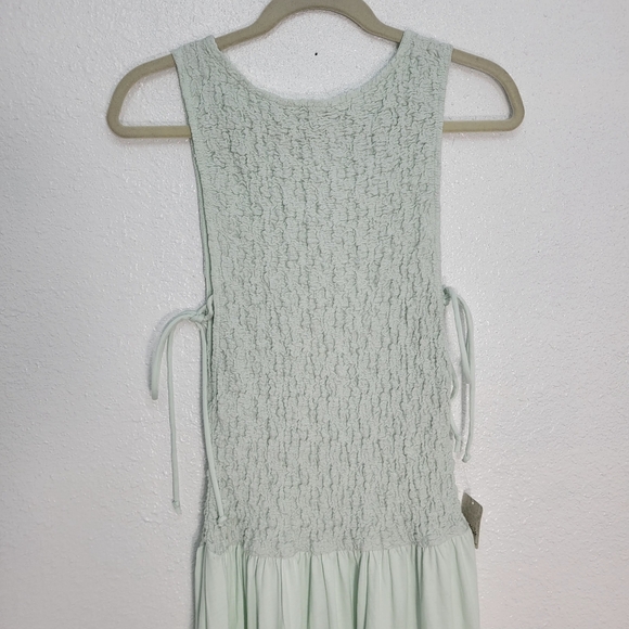 NEW Free People Sterling Maxi Dress in Size XS In Soft Flower Blue - Picture 6 of 10
